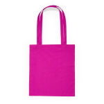 Katoenen tas met lange hengsels in verschillende kleuren kleur roze eerste gebruiksweergave