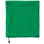Fleece nekwarmer van polyester met elastische verstelband 200 g/m² kleur groen tweede weergave