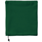 Fleece nekwarmer van polyester met elastische verstelband 200 g/m² kleur groene fles tweede weergave