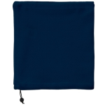 Fleece nekwarmer van polyester met elastische verstelband 200 g/m² kleur marineblauw tweede weergave