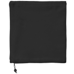 Fleece nekwarmer van polyester met elastische verstelband 200 g/m² kleur taupe grijs tweede weergave