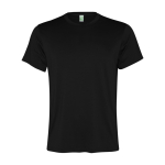 Sportshirt van gerecycled polyester 100 g/m² Roly Direct Slam kleur zwart tweede weergave