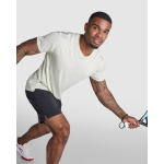 Sportshirt van gerecycled polyester 100 g/m² Roly Direct Slam kleur mist groen vierde gebruiksweergave