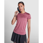 Dames t-shirt van gerecycled polyester 100 g/m² Roly Direct Slam kleur wit eerste gebruiksweergave