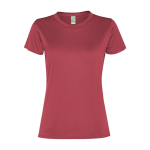 Dames t-shirt van gerecycled polyester 100 g/m² Roly Direct Slam kleur mahonie tweede weergave