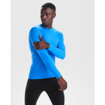 Naadloos aansluitend thermoshirt 200 g/m² Roly Direct Prime kleur koningsblauw detailweergave 1