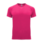 Sportshirt van ademende stof 135 g/m² Roly Direct Bahrain kleur roze tweede weergave