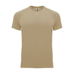 Sportshirt van ademende stof 135 g/m² Roly Direct Bahrain kleur zand tweede weergave