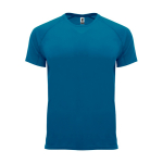 Sportshirt van ademende stof 135 g/m² Roly Direct Bahrain kleur bondi blauw tweede weergave