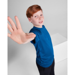 Sportshirt van ademende stof 135 g/m² Roly Direct Bahrain kleur bondi blauw tweede gebruiksweergave