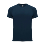 Sportshirt van ademende stof 135 g/m² Roly Direct Bahrain kleur marineblauw tweede weergave