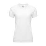 Dames sportshirt van polyester 135 g/m² Roly Direct Bahrain kleur wit tweede weergave
