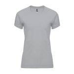 Dames sportshirt van polyester 135 g/m² Roly Direct Bahrain kleur grijs tweede weergave