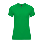 Dames sportshirt van polyester 135 g/m² Roly Direct Bahrain kleur groen tweede weergave