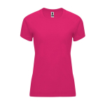 Dames sportshirt van polyester 135 g/m² Roly Direct Bahrain kleur roze tweede weergave