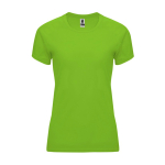 Dames sportshirt van polyester 135 g/m² Roly Direct Bahrain kleur limoen groen tweede weergave