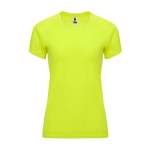 Dames sportshirt van polyester 135 g/m² Roly Direct Bahrain kleur neon geel tweede weergave