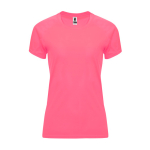 Dames sportshirt van polyester 135 g/m² Roly Direct Bahrain kleur rose paztel tweede weergave