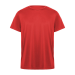 T-shirt met van polyester 135 g/m² Roly Direct Daytona kleur rood tweede weergave