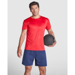 T-shirt met van polyester 135 g/m² Roly Direct Daytona kleur rood eerste gebruiksweergave