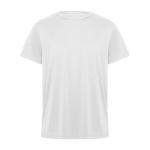 T-shirt met van polyester 135 g/m² Roly Direct Daytona kleur wit tweede weergave