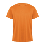 T-shirt met van polyester 135 g/m² Roly Direct Daytona kleur oranje tweede weergave