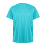 T-shirt met van polyester 135 g/m² Roly Direct Daytona kleur turkoois tweede weergave
