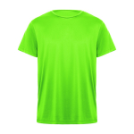 T-shirt met van polyester 135 g/m² Roly Direct Daytona kleur neon groen tweede weergave