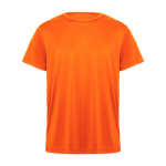 T-shirt met van polyester 135 g/m² Roly Direct Daytona kleur neon oranje tweede weergave