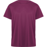 T-shirt met van polyester 135 g/m² Roly Direct Daytona kleur paars eerste gebruiksweergave