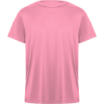 T-shirt met van polyester 135 g/m² Roly Direct Daytona kleur rose paztel eerste gebruiksweergave