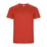 Sportshirt van gerecyclede stoffen 135 g/m² Roly Direct Imola kleur rood tweede weergave