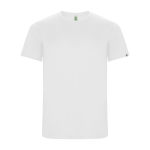 Sportshirt van gerecyclede stoffen 135 g/m² Roly Direct Imola kleur wit tweede weergave