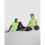 Sportshirt van gerecyclede stoffen 135 g/m² Roly Direct Imola kleur turkoois derde gebruiksweergave