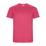 Sportshirt van gerecyclede stoffen 135 g/m² Roly Direct Imola kleur neon roze tweede weergave