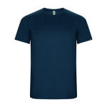 Sportshirt van gerecyclede stoffen 135 g/m² Roly Direct Imola kleur marineblauw tweede weergave