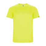 Sportshirt van gerecyclede stoffen 135 g/m² Roly Direct Imola kleur neon geel tweede weergave