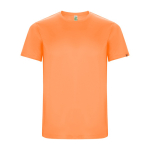 Sportshirt van gerecyclede stoffen 135 g/m² Roly Direct Imola kleur neon oranje tweede weergave