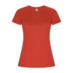 Dames sportshirt van gerecycled poly 135 g/m² Roly Direct Imola kleur rood tweede weergave