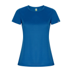 Dames sportshirt van gerecycled poly 135 g/m² Roly Direct Imola kleur koningsblauw tweede weergave