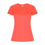 Dames sportshirt van gerecycled poly 135 g/m² Roly Direct Imola kleur koraal tweede weergave