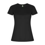 Dames sportshirt van gerecycled poly 135 g/m² Roly Direct Imola kleur taupe grijs tweede weergave