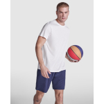 Shirt van gerecycled polyester 125 g/m² Roly Direct Estoril kleur wit vierde gebruiksweergave