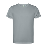 Shirt van gerecycled polyester 125 g/m² Roly Direct Estoril kleur grijs tweede weergave