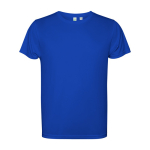 Shirt van gerecycled polyester 125 g/m² Roly Direct Estoril kleur koningsblauw tweede weergave