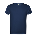 Shirt van gerecycled polyester 125 g/m² Roly Direct Estoril kleur marineblauw tweede weergave
