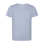 Shirt van gerecycled polyester 125 g/m² Roly Direct Estoril kleur grijsachtig blauw tweede weergave