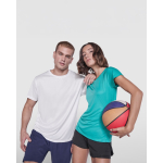 Damesshirt van gerecycled polyester 125 g/m² Roly Direct Estoril kleur smaragdgroen  derde gebruiksweergave