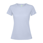 Damesshirt van gerecycled polyester 125 g/m² Roly Direct Estoril kleur grijsachtig blauw tweede weergave