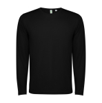 Technisch shirt met lange mouwen 125 g/m² Roly Direct Estoril L/S kleur zwart tweede weergave
